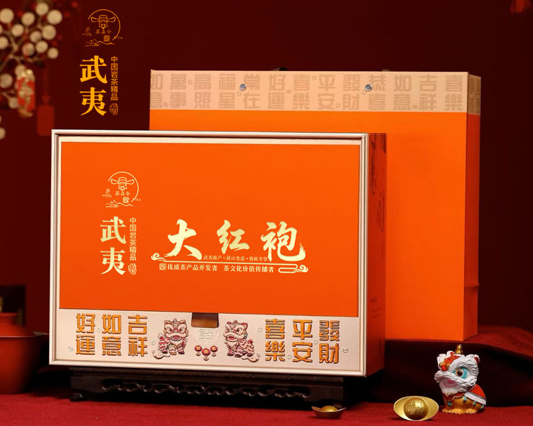好运连连大红袍礼盒